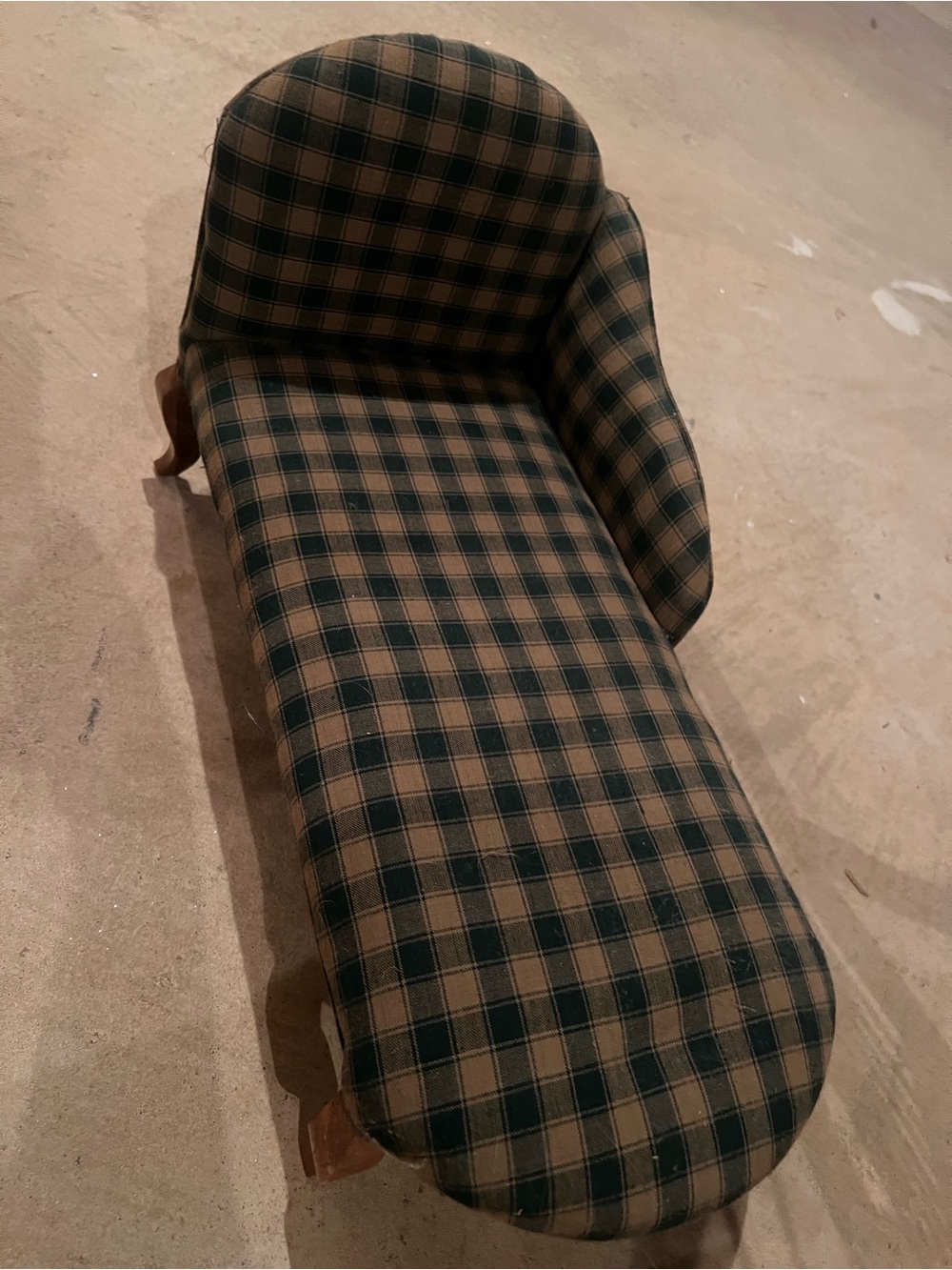 American Girl Doll Upholstered Chaise Lounge